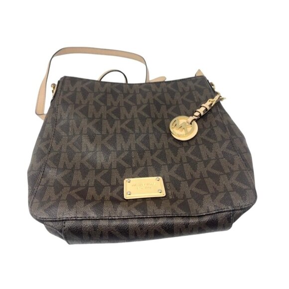 Michael Kors Jet Set Large Logo Crossbody Bag - Picture 1 of 14